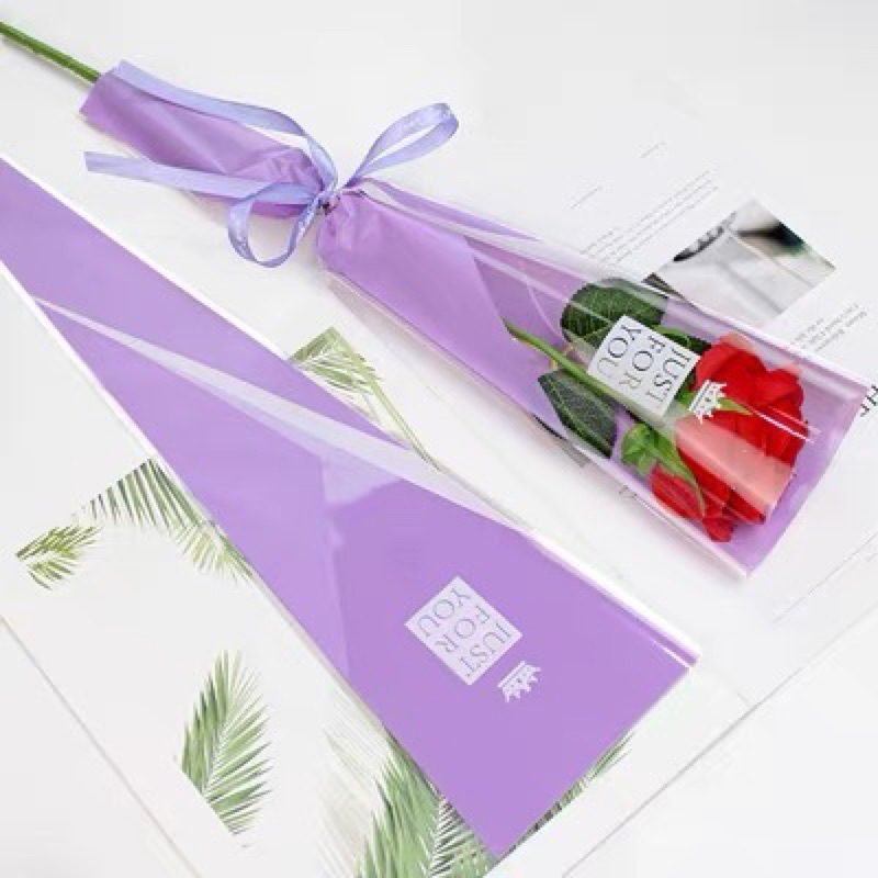 Túi bóng kính đựng 1 bông