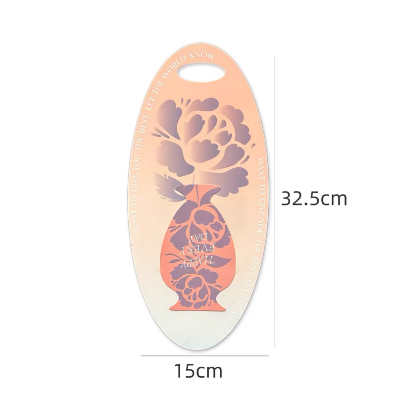 Bìa giấy cắm 1-3 bông hoa kẽm