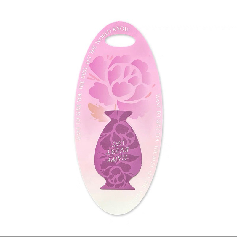 Bìa giấy cắm 1-3 bông hoa kẽm