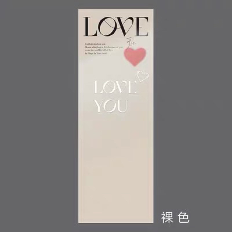 Túi đựng 1 bông hoa bóng kính chữ love