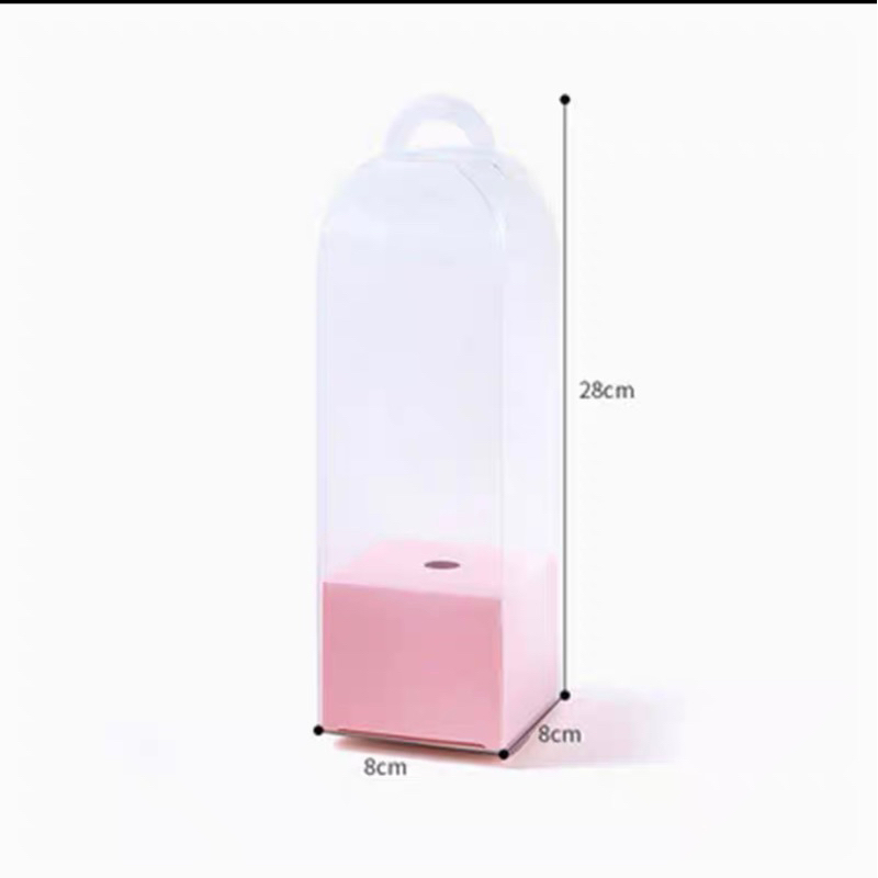 Hộp mica cắm hoa tươi