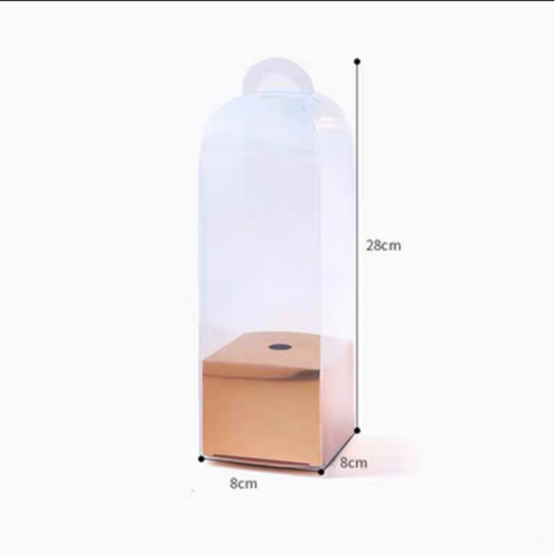Hộp mica cắm hoa tươi