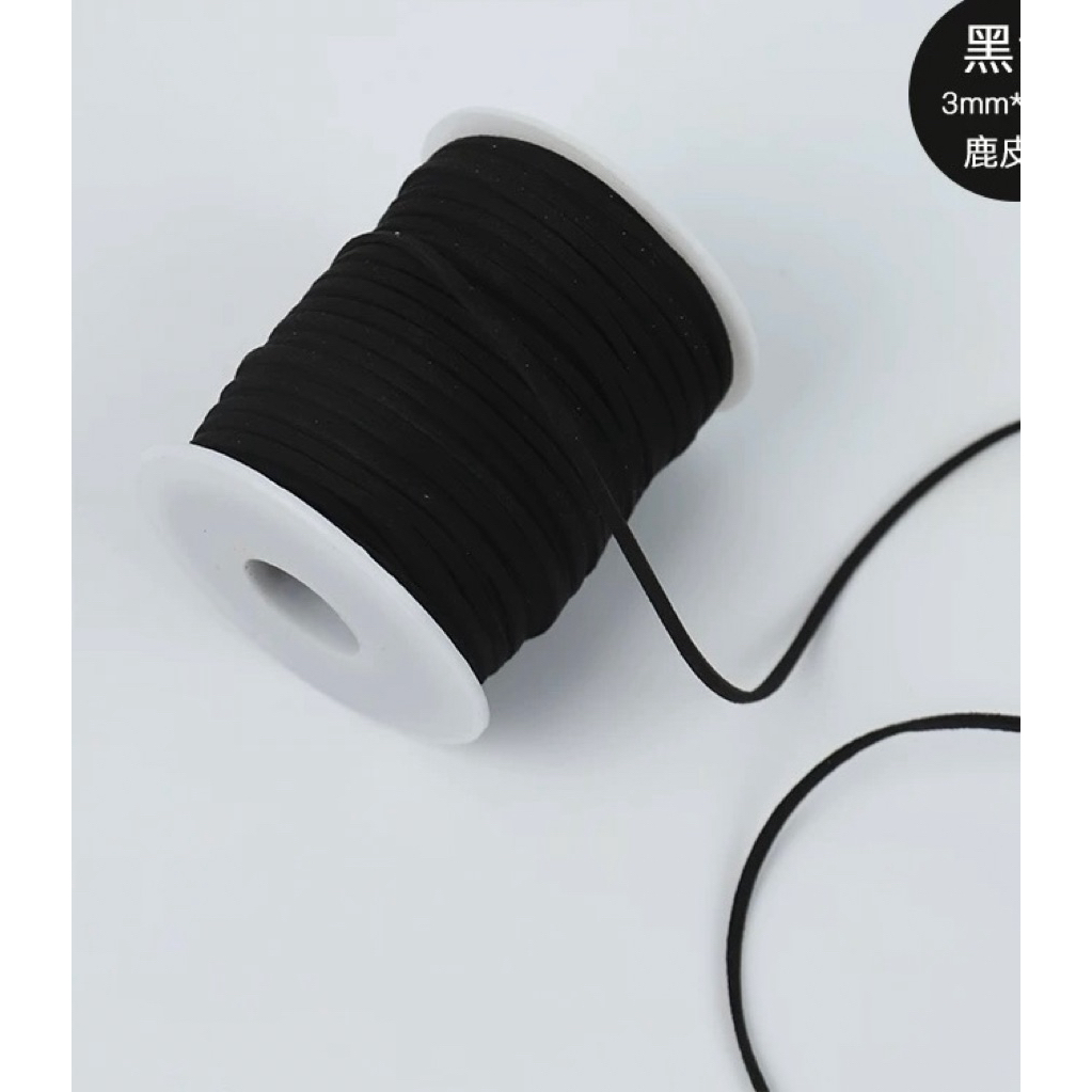 Dây da lộn 3 mm làm ruy băng - nguyên cuộn