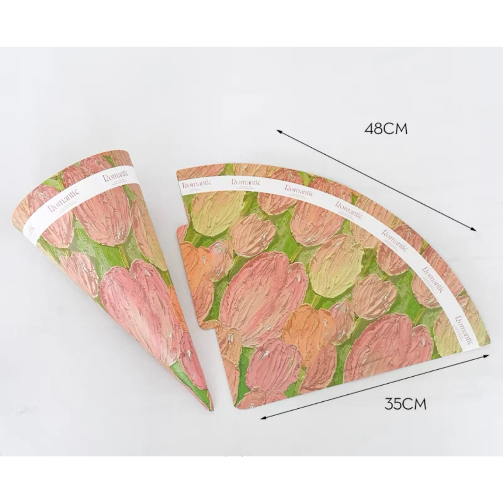 Cái gói hoa ốc quế bìa cứng