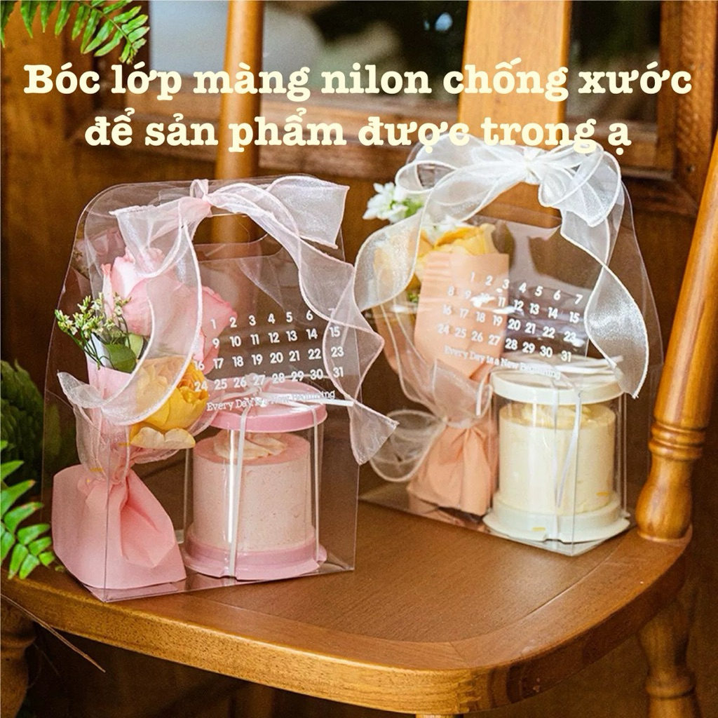 Túi mica cắm hoa